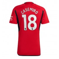 Camiseta Manchester United Casemiro #18 Primera Equipación Replica 2023-24 mangas cortas